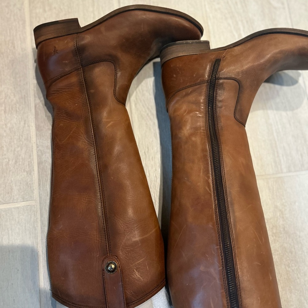 Frye Brown Melissa Boots